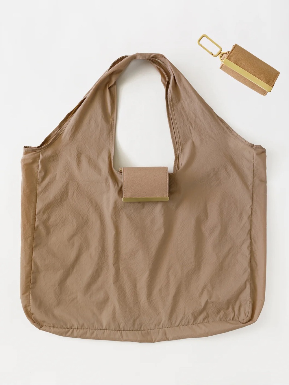 keote keychain Tote In Caramel New In Box